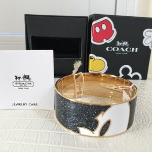 DISNEY x COACH New York MICKEY Bracelet Bangle NEW